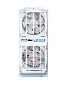 【直送品・大感謝価格 】ウィンドウ ツインファン 窓用換気扇 FMT-200S