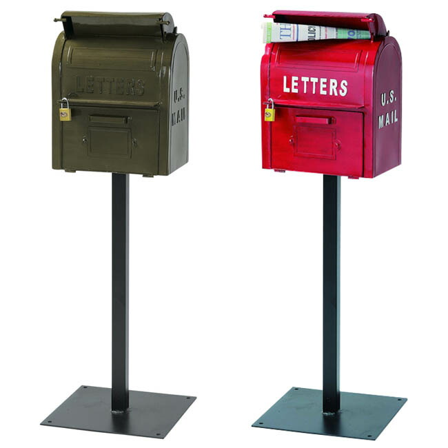 ヴィンテージ 1950 USメール ポスト デットストック 楽天市場】ポスト 郵便ポスト 郵便受け スタンドポスト アメリカン