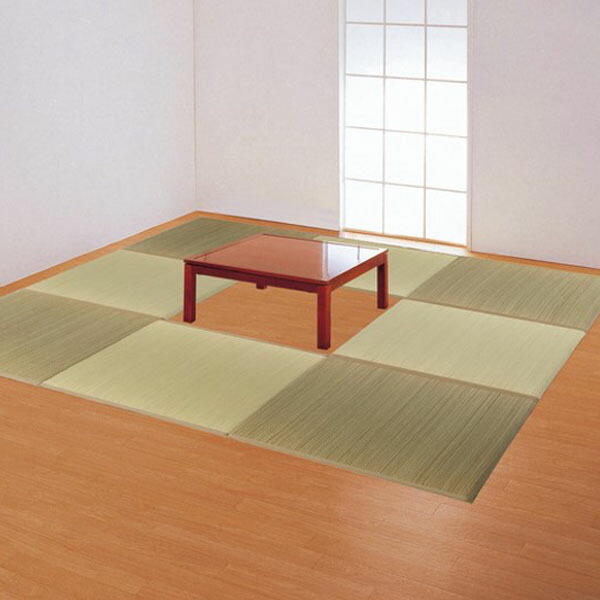 【直送品・大感謝価格 】 国産フロア畳 なごみ 87&times;87cm 1枚 ブラウンorベージュ （代引不可・同梱不可・返品キャンセル・割引不可）たたみ マット カーペット 敷く 組み合わせる インテリア アイテム送料無料｜ロミオニ防災グッズ保存水や食の店