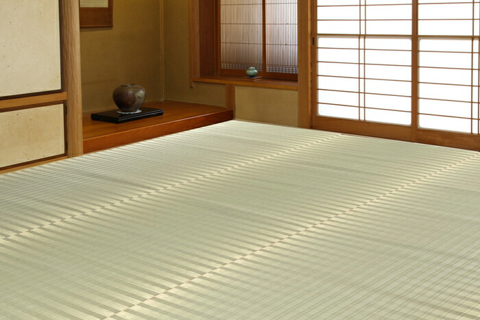 【直送品・大感謝価格】掛川織花ござ かげろう 2畳 176Ｘ176cm HRM873557 日本製｜ロミオニ防災グッズ保存水や食の店