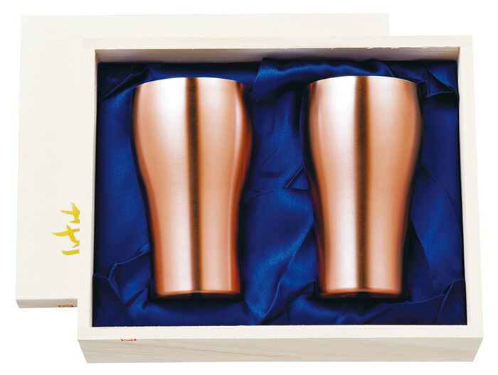 【直送品】華タンプラー 200ml 銅銀鏡 桐箱仕掛ける 2853 0402038 φ60×105粍 120g 2022 STAGE GIFT CATALOG 229続きもの【ヘルシ必要経費】勝手もと設備 食器 水飲み 酒設備 酒器