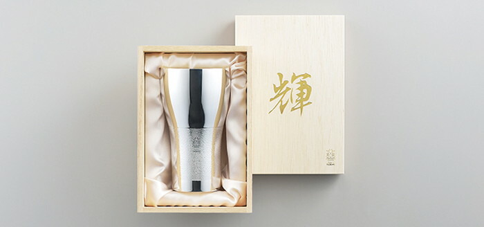 【直送品】輝 純銅ビアタンブラー 銀入眼 KG-02 1001863 φ77×135粍 2022 STAGE GIFT CATALOG 229つづき物【ヘルシ必要経費】勝手もと機材 食器 水飲み タンプラー グラス・タンブラー-タンブラー-食器・カトラリー・グラス