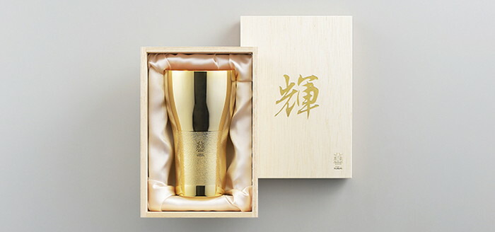 【直送品】輝 純銅ビアタンブラー 金仕上げ KG-03 1001864 φ77×135mm 2022 STAGE GIFT CATALOG 229シリーズ【ヘルシ価格】キッチン用品 食器 グラス タンブラー