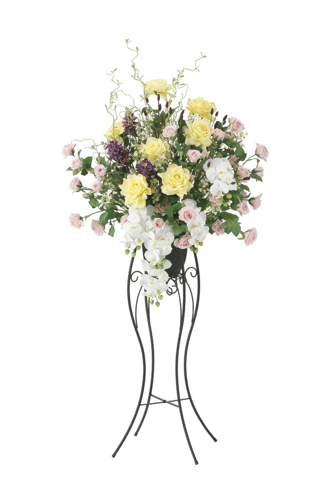 【直送品】サンライズローズ1.65 2461A520 W80×D60×H165cm 光触媒人工植物 光の楽園 2024【割引不可品】インテリア 人工観葉植物 アートフラワー ギフト 贈り物 花