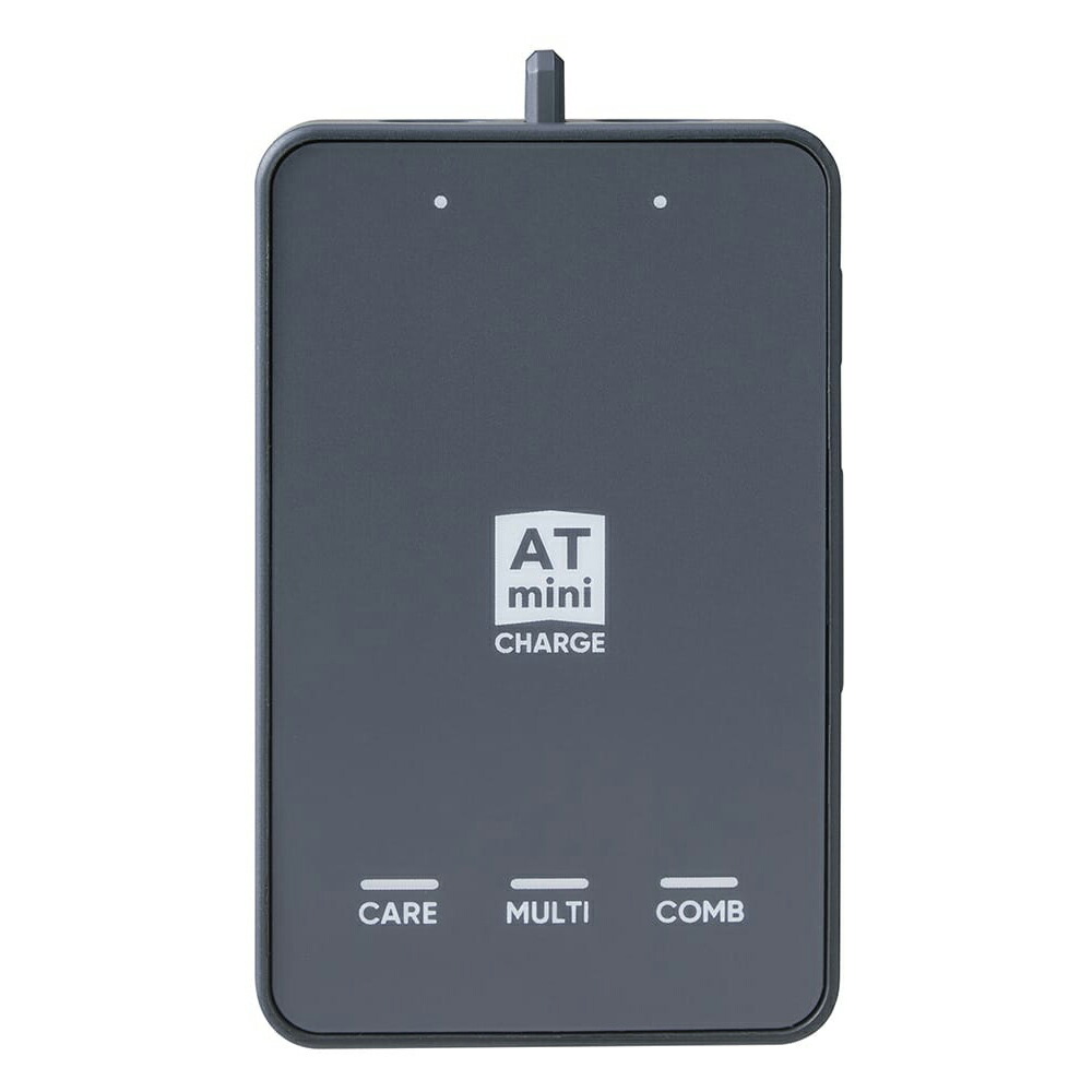 AT-mini CHARGE エーティーミニ チャージ ダークグレー【倉庫直送h】【ヘルシ価格】 マッサージ器 マッサージ アスリート ATmini史上最少 軽量 コンディショニング ケア ポータブル・マイクロカレント 充電式 12時間稼働 コンパクト 2チャンネル 出力タイプ 27,885円