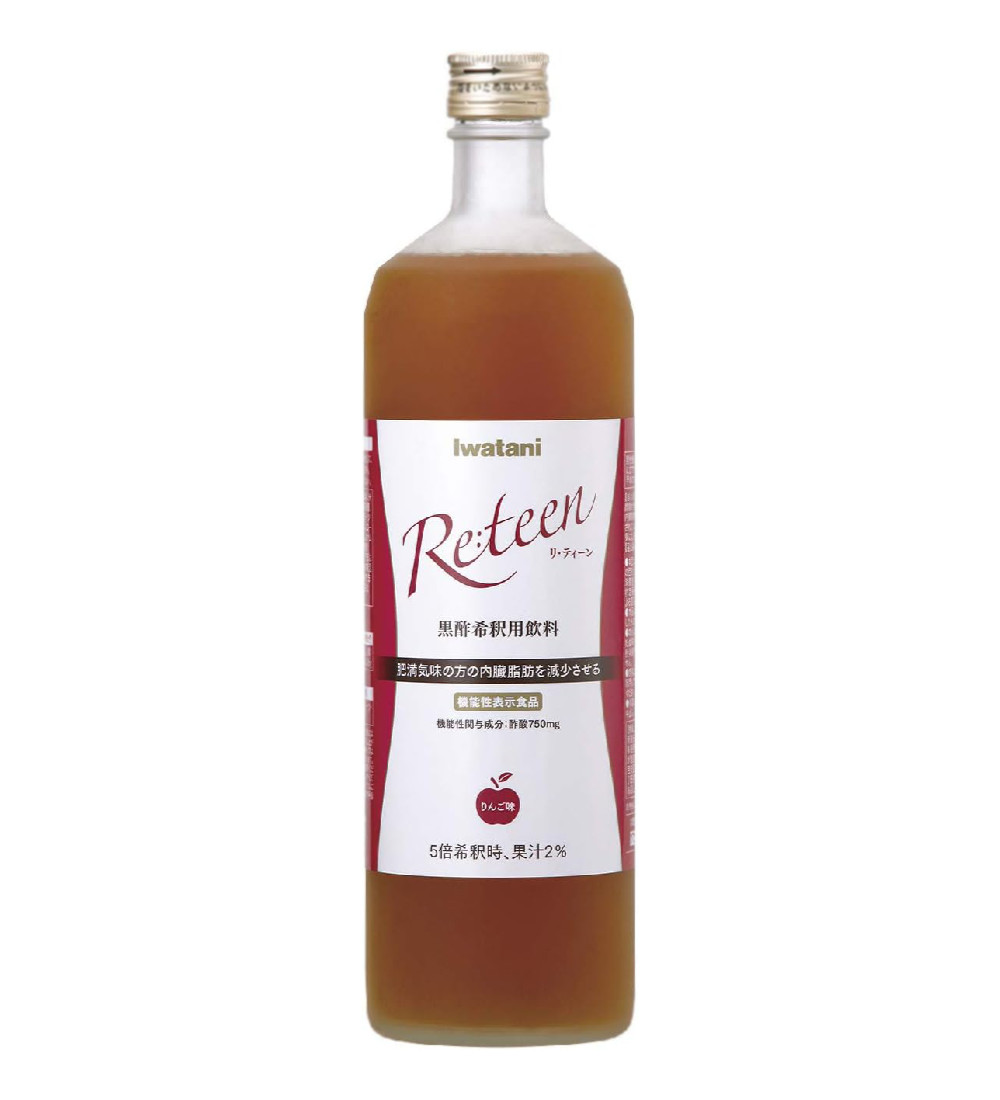 【機能性表示食品】イワタニ リ・ティーン Re:teen 黒酢希釈用飲料 900mL【ヘルシ価格】リ・ティーン Re:teen 黒酢希釈用飲料 機能性表示食品 肥満気味の方に