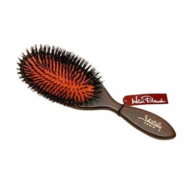 シャトリ クッションブラシ 猪毛大1個から送料無料【倉庫直送h】 ヘアブラシ 頭皮 刺激 髪 業務用 猪毛 クッションブラシ
