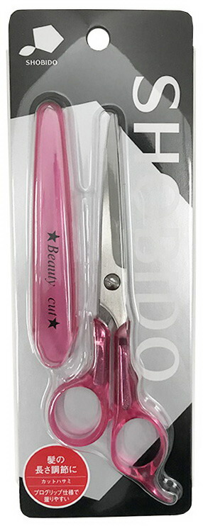 【6個セット】粧美堂 カツトハサミx6個セット【割引不可品】散髪はさみ カツトハサミ ステンレス 髪 長さ調節 ヘアカット