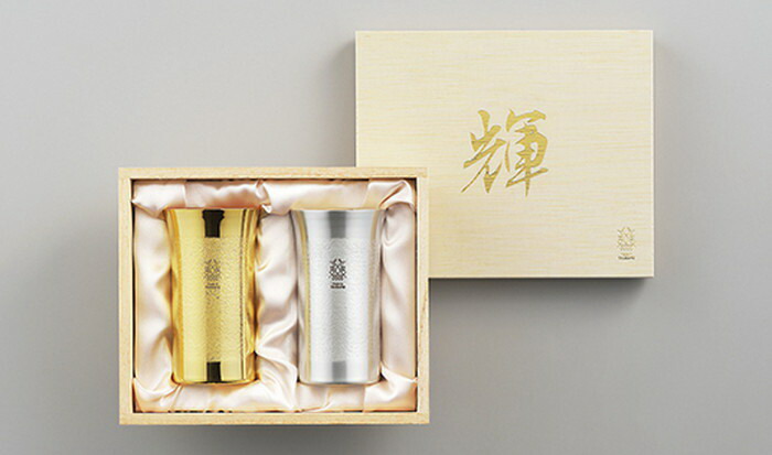 【直送品】輝 純銅ひとくちタンプラー 金・銀 2pc仕掛ける KG-17 1001876 2022 STAGE GIFT CATALOG 229つづき物 母の日【ヘルシ通貨価値】 御厨子所備品 食器 カトラリー タンプラー 純銅 ひとくちタンプラー