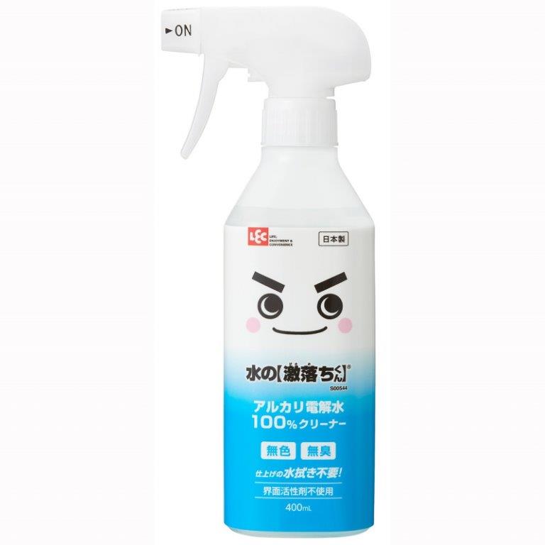 【18個セット】S00544水の激落ちくん 400mlx18個セット【直送品】 洗剤 クリーナー 無色 無臭 界面活性剤不使用 除菌 消臭