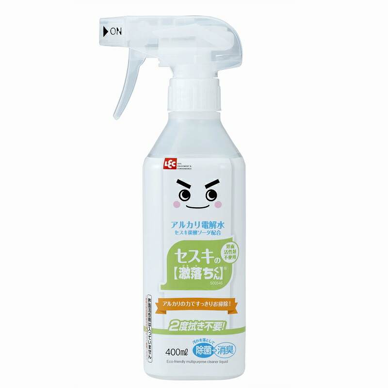 【18個セット】S00546セスキの激落ちくん 400mlx18個セット【直送品】 洗剤 クリーナー 無色 無臭 界面活性剤不使用 除菌 消臭