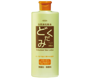 【直送品】【24個セット】自然派化粧水 どくだみ ５００ＭＬx24個セット【ヘルシ価格】 化粧品 コスメ スキンケア 化粧水 ローション 無香料 無着色 弱酸性