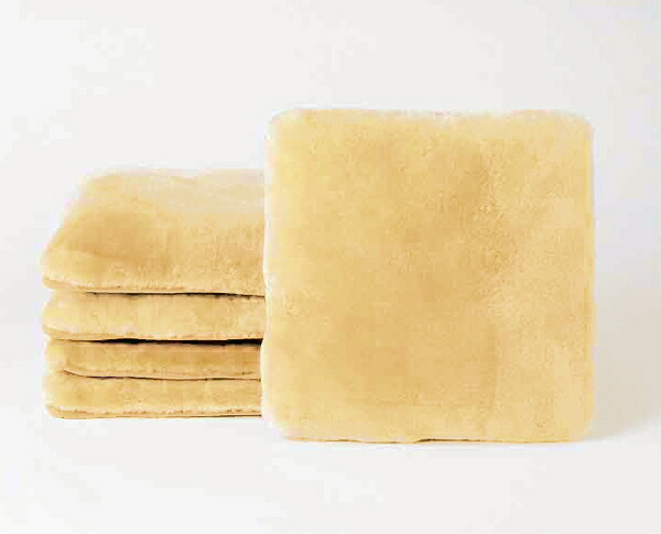 【直送品・大有りがたさ通貨価値】羊肉座蒲団 53×53珊 5枚組 ベージュ/薄墨色 DZL1860153-5P