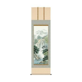 掛軸 鈴村秀山幽山渓谷 54.5×190cm KZ2B1-N049【お寄せ品、返品キャンセル不可。欠品終売時連絡あり】|ヘルシー救急BOX