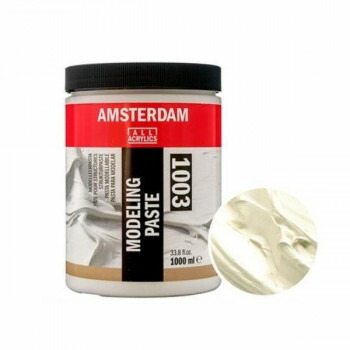 AMSTERDAM アムステルダム　アクリリックメディウム　下地剤　モデリングペースト　1003　1000ml　T2419-3003　403700【お寄せ品、返品キャンセル不可。欠品終売時連絡あり】