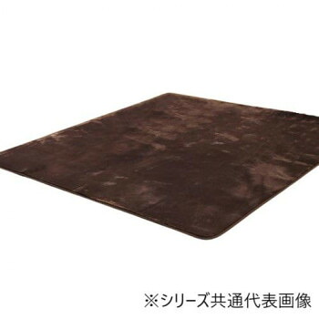【メーカー直送（大型）】カーペット 「MAXリラ」 ブラウン 185×185cm 1280130061203【お寄せ品、返品キャンセル不可。欠品終売時連絡あり】