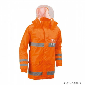 【直送品】船橋(フナハシ) レインウェア  安全性のある雨水  FS-6000  オレンジ色  Ｍ【お寄せ品、返品取り止める不可。欠品終売時かかわり合いあり】