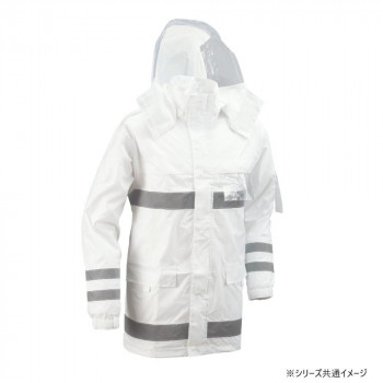【直送品】船橋(フナハシ) レインウェア  安全性のある雨水  FS-6000  白いこと  Ｌ【お寄せ品、返品取り止める不可。欠品終売時かかわり合いあり】