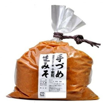 【直送品】丸正醸造 手づめ生味噌　十割糀　1kg×10袋【お寄せ品、返品キャンセル不可。欠品終売時連絡あり】