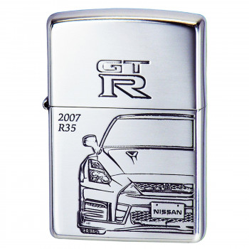 【メール便】 日産ZIPPO SKYLINE GT-R （R-35）【お寄せ品、返品キャンセル不可。欠品終売時連絡あり】｜ヘルシー救急ＢＯＸ
