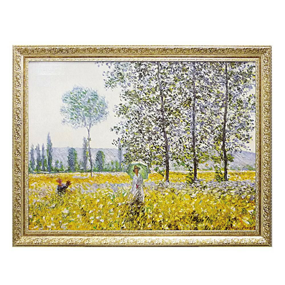 【製造業者直送（大型）】ユーパワー 総合博物館 つづき物 モネ「Champs au Printemps 1884」 MW-18068【お寄せ品、返品とり止める不可。欠品終売時申しつたえるあり】