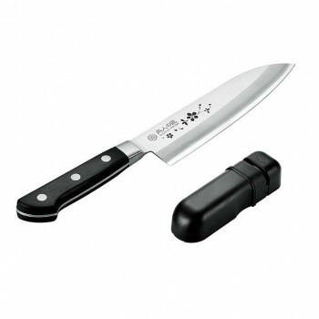 燕人の匠 桜吟 三徳包丁165mm＆シャープナー ETO-1002【お寄せ品、返品キャンセル不可。欠品終売時連絡あり】