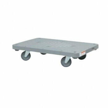 【直送品】サカエ 樹脂平台車 4輪自在タイプ 720×465×162mm グレー SHN-10J【お寄せ品、返品キャンセル不可。欠品終売時連絡あり】