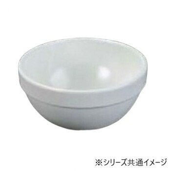 福井クラフト　メラミン25.8cmスタック丸盛鉢白グロス 75006020【お寄せ品、返品キャンセル不可。欠品終売時連絡あり】