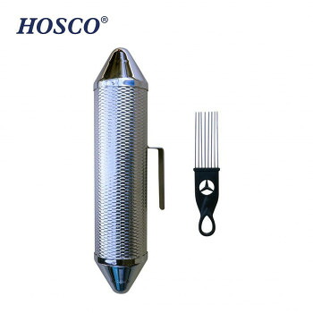 HOSCO(ホスコ)　パーカッション メタルチューブシェイカー　ギロ HP-MGS38【お寄せ品、返品キャンセル不可。欠品終売時連絡あり】