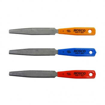 【メール便】 HOSCO Luthiers Tools ナット溝切りヤスリ 3本組 アコースティックギター用 TL-NF3A【お寄せ品、返品キャンセル不可。欠品終売時連絡あり】
