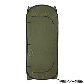 【直送品】1人用プライバシーテント カーキ (テント・ペグ・ロープ・収納袋) STK7060　STK7060【お寄せ品、返品キャンセル不可。欠品終売時連絡あり】