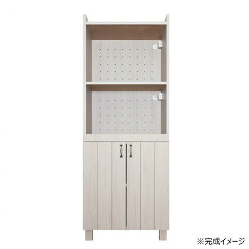 【直送品】日本製組立家具 キッチン収納キャビネット CO-CN-1660SR【お寄せ品、返品キャンセル不可。欠品終売時連絡あり】