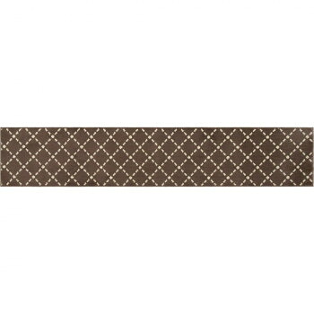 【メーカー直送（大型）】カキウチ ズレSTRONG キッチンマット240cm ステッチ ブラウン 45×240cm【お寄せ品、返品キャンセル不可。欠品終売時連絡あり】