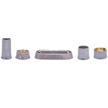 ANGERS アンジェ II 5点セット 有田焼 ハート/アイリス 32S3004i00072【お寄せ品、返品キャンセル不可。欠品終売時連絡あり】