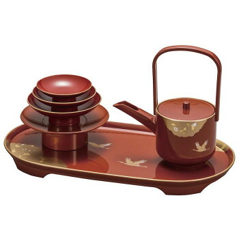 まえじゅう漆器 屠蘇器 光輝【お寄せ品、返品キャンセル不可。欠品終売時連絡あり】