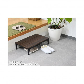 【直送品】フクダクラフト 玄関台 ダークブラウン SG-M6035 DBW【お寄せ品、返品キャンセル不可。欠品終売時連絡あり】