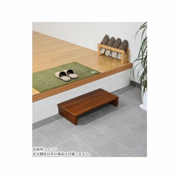 【直送品】フクダクラフト 玄関台 ダークブラウン SG-S6030 DB K【お寄せ品、返品キャンセル不可。欠品終売時連絡あり】