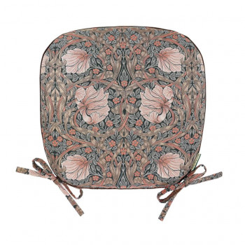【メーカー直送(大型)】川島織物セルコン Morris Design Studio ピンパーネル ダイニングシートクッション 45cm×43cm LN1746 P ピンク【お寄せ品、返品キャンセル不可。欠品終売時連絡あり】|ヘルシー救急BOX