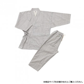 【直送品】KADONO SARASHI SOME 和晒 ガーゼパジャマ 纏 Matoi いろは織 メンズ 白紺ストライプ M【お寄せ品、返品キャンセル不可。欠品終売時連絡あり】｜ヘルシー救急ＢＯＸ 19,637円