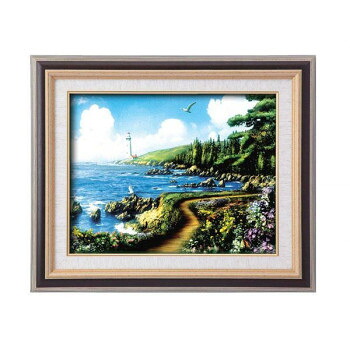 【メーカー直送（大型）】アラン・ギアナ絵画額　0511940・運命の岬【お寄せ品、返品キャンセル不可。欠品終売時連絡あり】