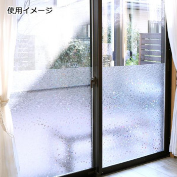 【メーカー直送（大型）】窓飾りシート(レンズタイプ) 92cm幅×15m巻 C(クリアー) GCR-9207【お寄せ品、返品キャンセル不可。欠品終売時連絡あり】