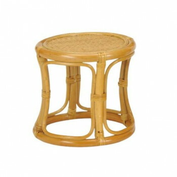【直送品】今枝商店　Romantic Rattan　籐スツール　ロータイプ　S5700【お寄せ品、返品キャンセル不可。欠品終売時連絡あり】