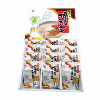 【直送品】鳥志商店　博多ラーメン　12食(ラー麦)　ギフトセット 1404g C-35【お寄せ品、返品キャンセル不可。欠品終売時連絡あり】