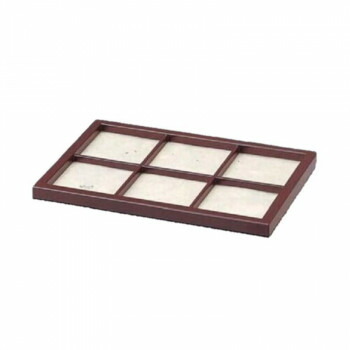 6寸源氏物語盛器　蓋　新溜　55001680【お寄せ品、返品キャンセル不可。欠品終売時連絡あり】画像