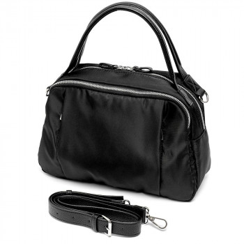 【直送品】Rename ナイロン 2way ハンドバッグ ブラック RHN23054【お寄せ品、返品キャンセル不可。欠品終売時連絡あり】