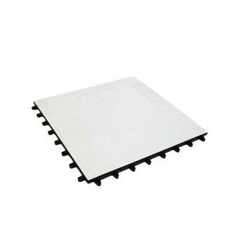 遮熱ジョイントパネル タイル柄 アイボリー 30cm×30cm×18枚入 SJT-30 IV【お寄せ品、返品キャンセル不可。欠品終売時連絡あり】