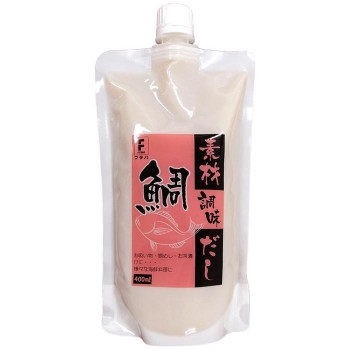 【直送品】フタバ 素材調味だし 鯛 400ml×12袋 8083【お寄せ品、返品キャンセル不可。欠品終売時連絡あり】
