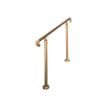 【メーカー直送（大型）】シロクマ　玄関用手すり ミディアムオーク GK-100　750mm【お寄せ品、返品キャンセル不可。欠品終売時連絡あり】