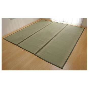 【直送品】純国産い草 上敷き カーペット 双目織 「草津」 江戸間4.5畳 約261×261cm 1010020012402【お寄せ品、返品キャンセル不可。欠品終売時連絡あり】|ヘルシー救急BOX