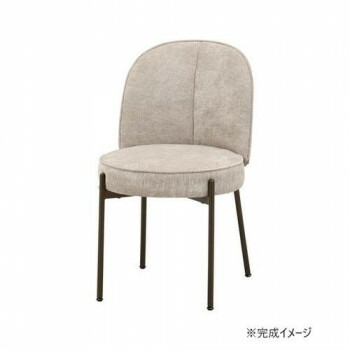 【メーカー直送（大型）】不二貿易 C/D:70672 ダイニングチェア ミオ BE【お寄せ品、返品キャンセル不可。欠品終売時連絡あり】｜ヘルシー救急ＢＯＸ